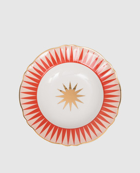 Bitossi Home White porcelain soup plate Flash ABR00041