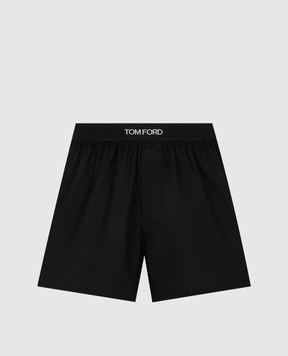 Tom Ford Black boxer briefs with logo pattern T4LE91950
