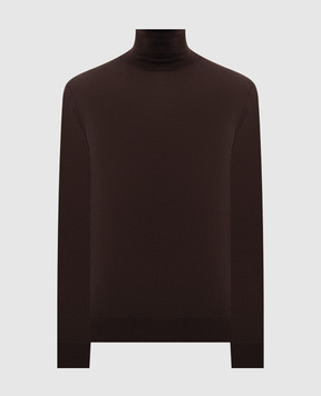 Dolce&Gabbana Brown cashmere turtleneck GXW05TJBW1W