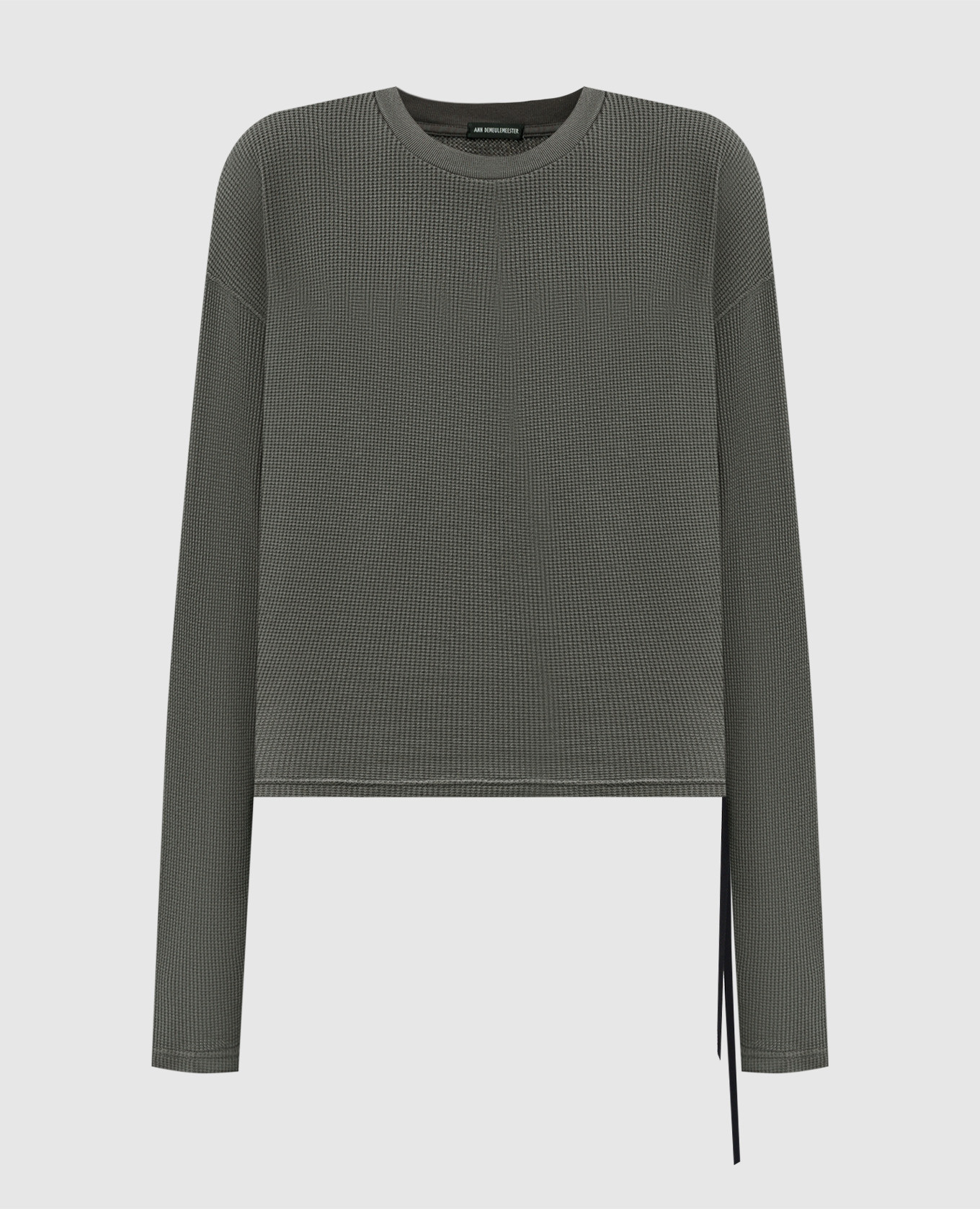 

Khaki long sleeve shirt with print Ann Demeulemeester