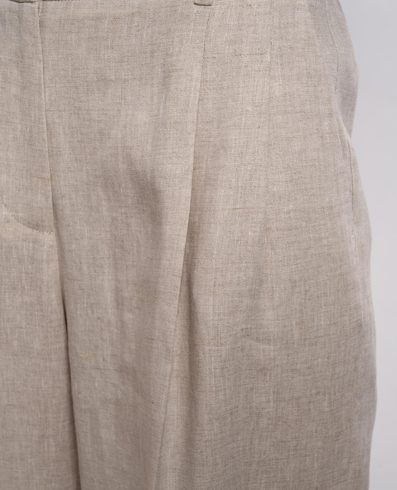 

Beige linen pants Peserico