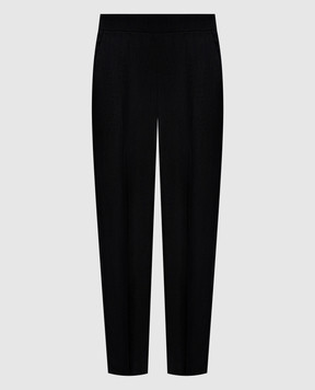 Agnona Black linen pants T71010YU3034