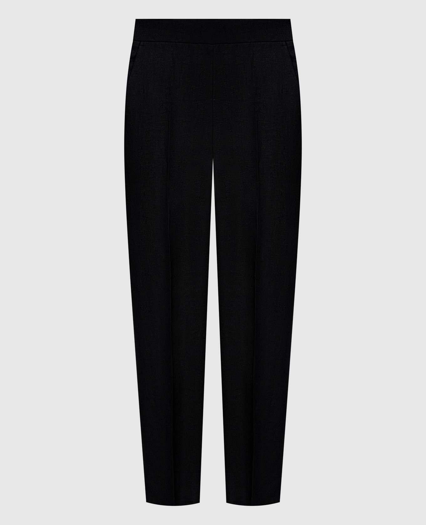 Black linen pants