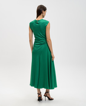 Simkhai Burke green draped dress 6251181Q