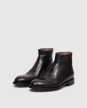 Pantanetti Black leather boots 20051G