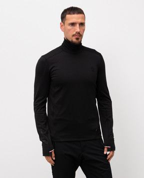 Moncler Grenoble Black golf with monogram patch K20978G00020899JO