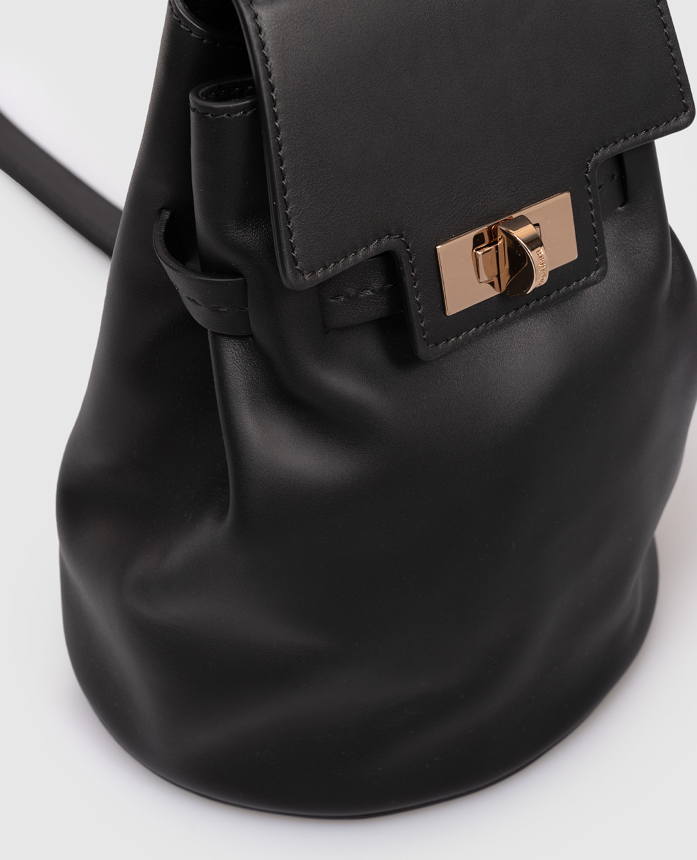 Margaux black leather sling bag Max Mara 4