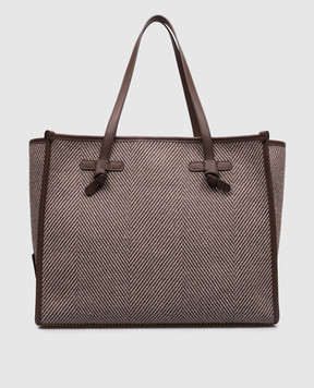 Gianni Chiarini Brown Marcella patterned bag BS6850COMMSPIGA