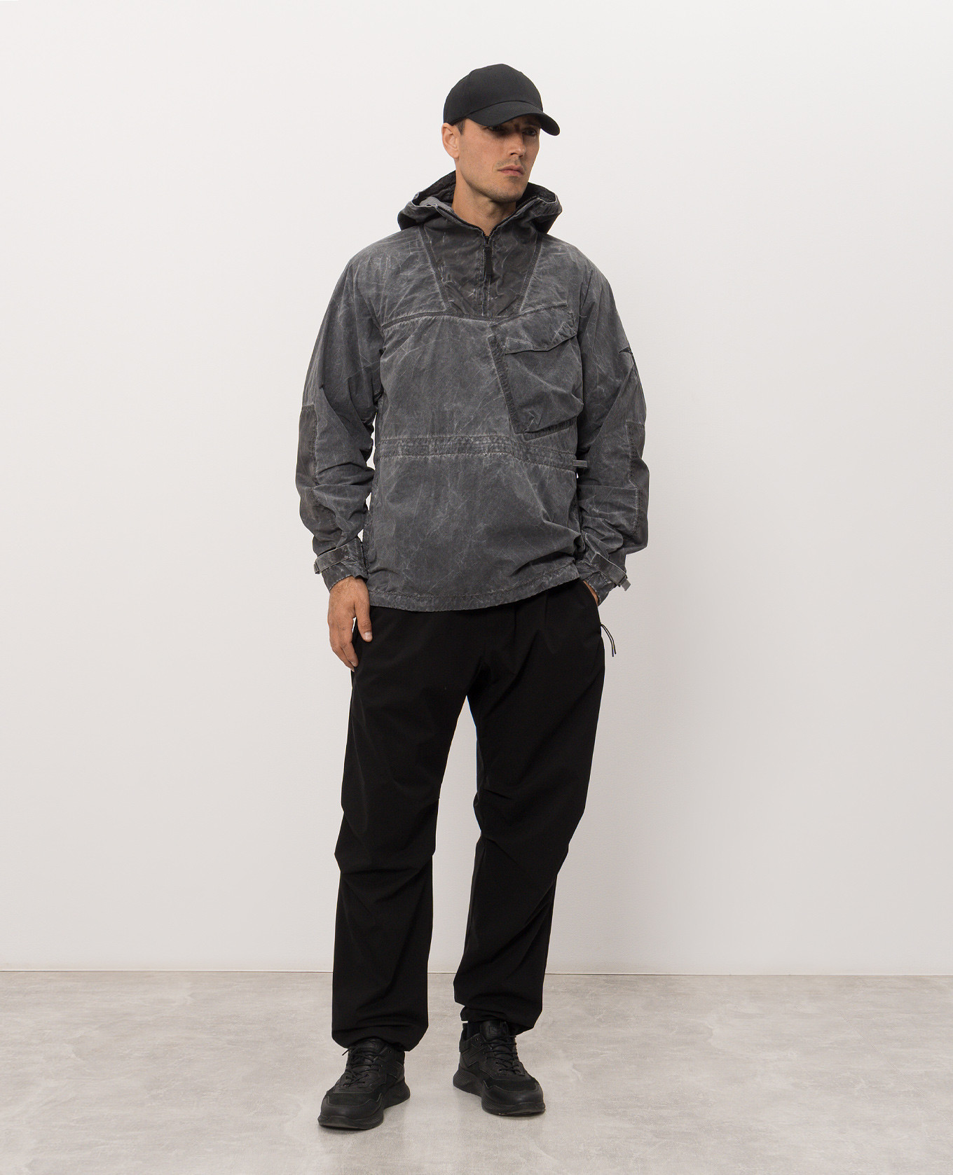 Gray T-shirt with print Stone Island 2