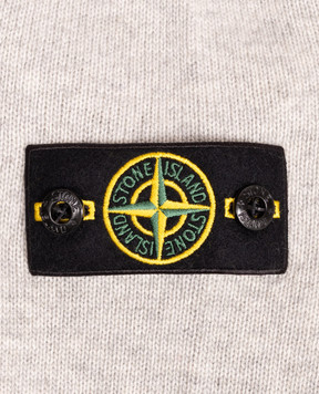 Stone Island Children's gray sweater with wool and cashmere L2S165100002S00M11012