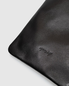 Marsell Black leather phone case Sportina MA018P010