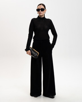 PROENZA SCHOULER Aria black corduroy pants WL2616135AY217