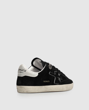 Premiata Stevend black suede sneakers STEVEND8487