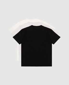Palm Angels Children's set of T-shirts with logo print PB2B002S26JER001