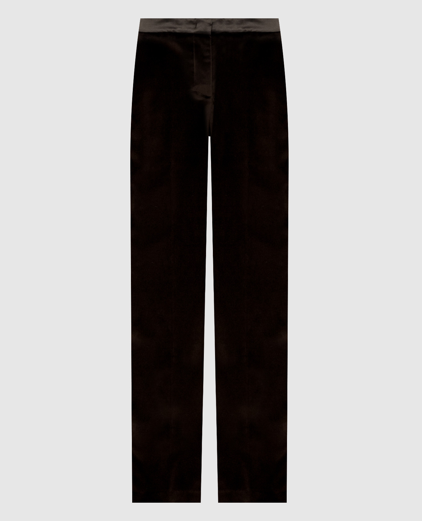Dark brown velvet pants Peserico
