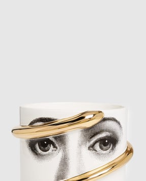 Fornasetti POCO DOPO scented candle - Peccato Originale Décor in a ceramic candle holder FPG044ZFP