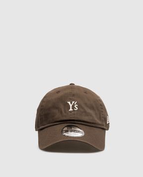 Y`S Yamamoto Brown cap with embroidered monogram YVH20095