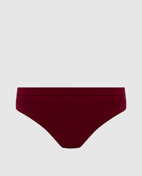 Jil Sander Burgundy swimsuit briefs with logo J40SG0104J20011