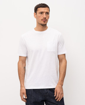 Officina 36 White linen t-shirt CUBS01