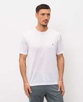 Stefano Ricci White T-shirt with monogram MNH6105140TE0001