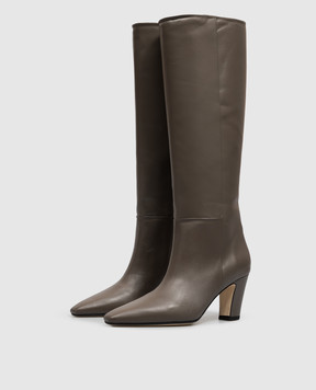 Aeyde Silva brown leather boots KB0745002052226