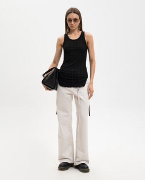 Ann Demeulemeester Mara black tank top B0011982FA736