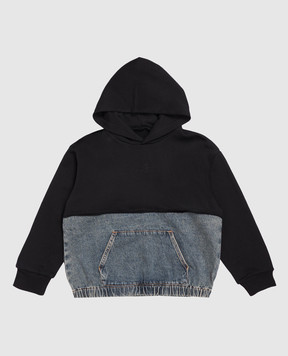 Maison Margiela MM6 Children's hoodie with double construction M61108MM09G