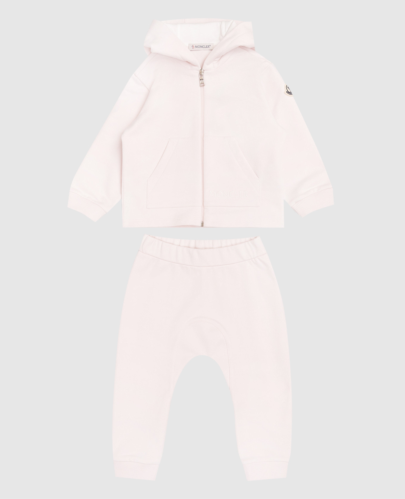 

Children's pink suit with logo Moncler ENFANT