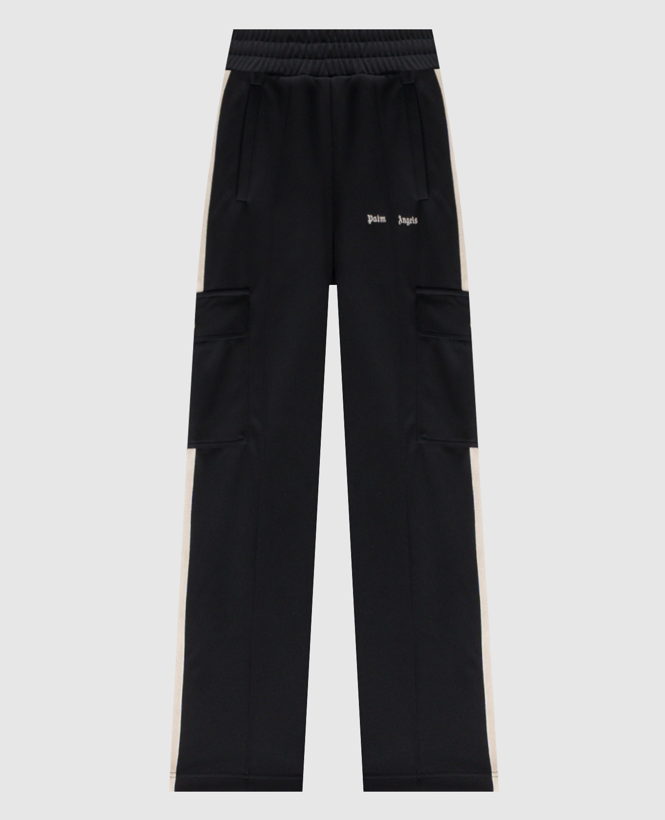 

Black cargo joggers with logo Palm Angels