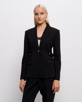 Twinset Black jacket with straps 262AP2520