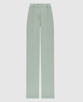 Max Mara Sportmax Green flared wool trousers HANGAR SPXHANGAR