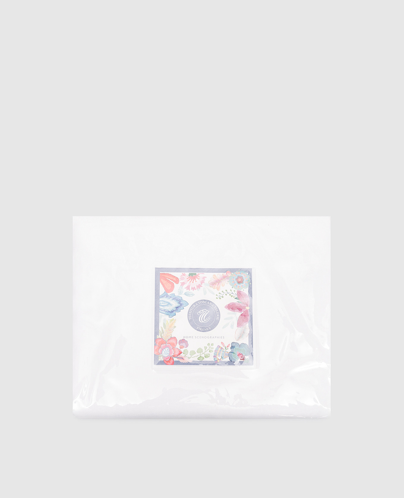 

White linen tablecloth and napkin set TIZIANO TESSITURA TOSCANA TELERIE