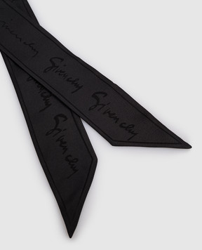 Givenchy Black silk twill ribbon 710010981003