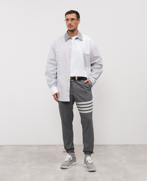 Thom Browne Gray shirt MWL381FF0313