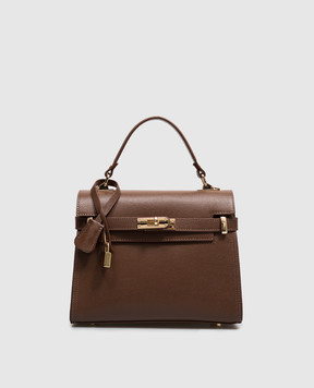 Gianni Notaro Brown leather bag 099SAFFIANOORO