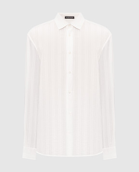 Ann Demeulemeester Andre white patterned shirt B0010522FA752