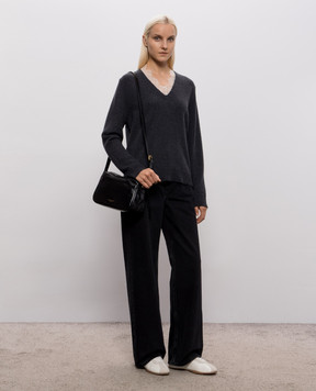 Loulou de Saison Gray cashmere pullover LEYLA LEYLA