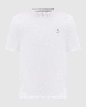 Brunello Cucinelli Gray T-shirt with emblem M0B138440