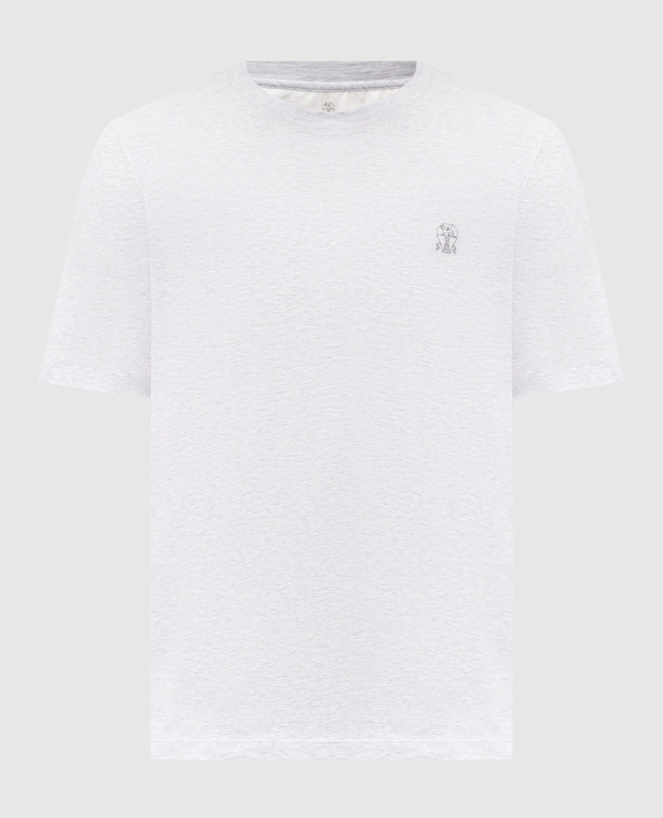 Gray T-shirt with emblem