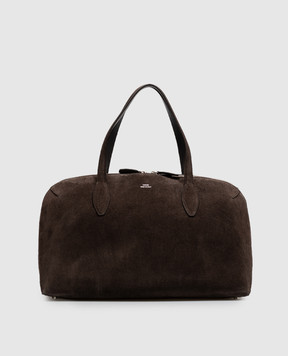 Toteme Brown suede tote bag 254WAL0110LE0004