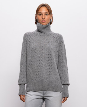 Ermanno Scervino Gray cashmere sweater D495M324JBV