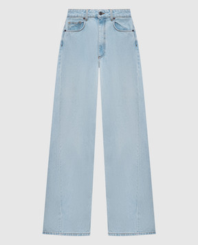Giuseppe Di Morabito Milano Blue jeans with logo patch 06SSDNP09916604