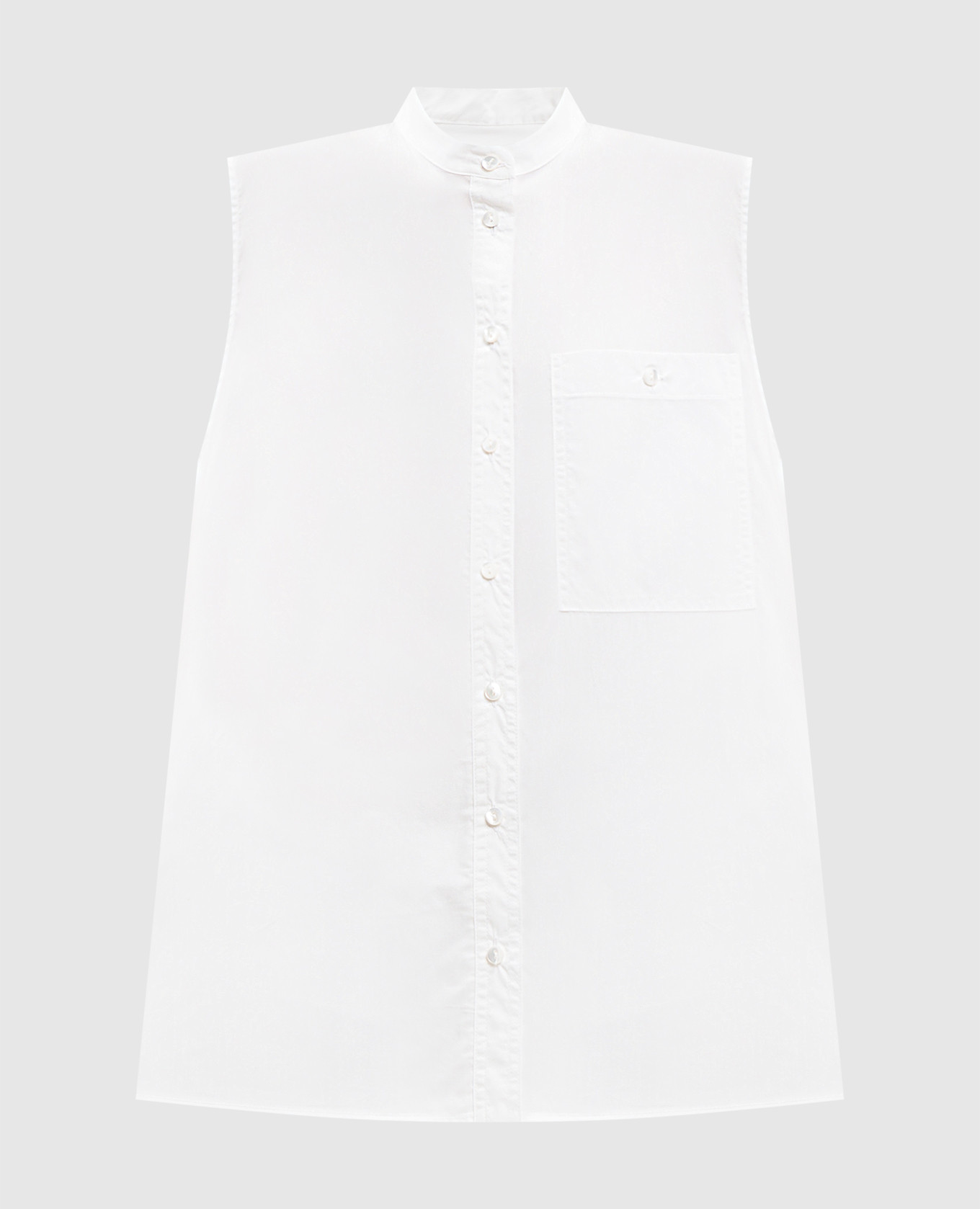 White sleeveless shirt Solotre