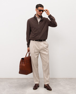 Brunello Cucinelli Beige polo shirt M29800125