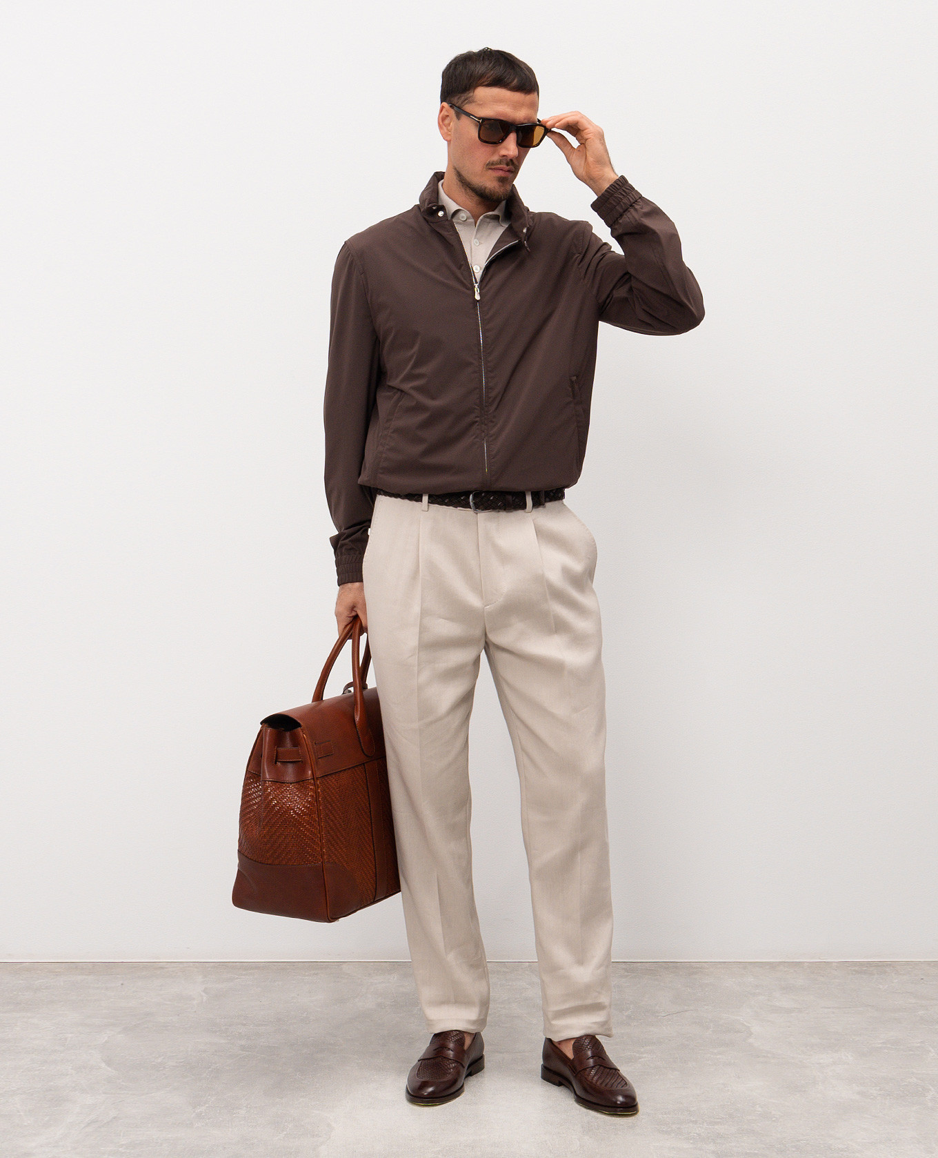 

Beige polo shirt Brunello Cucinelli