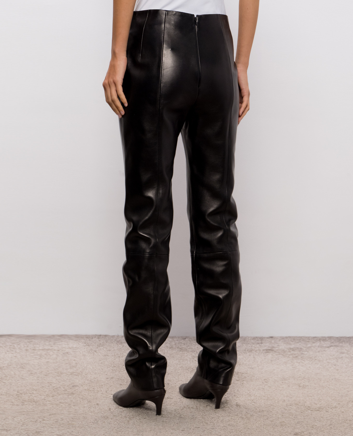 Ryden Black Leather Pants Khaite 4
