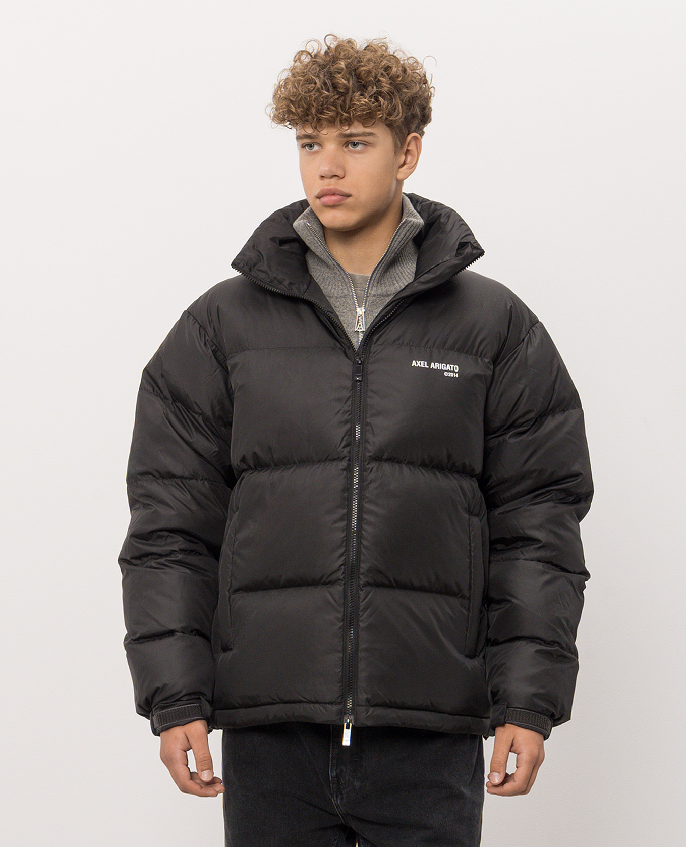 Black Observer down jacket Axel Arigato 3