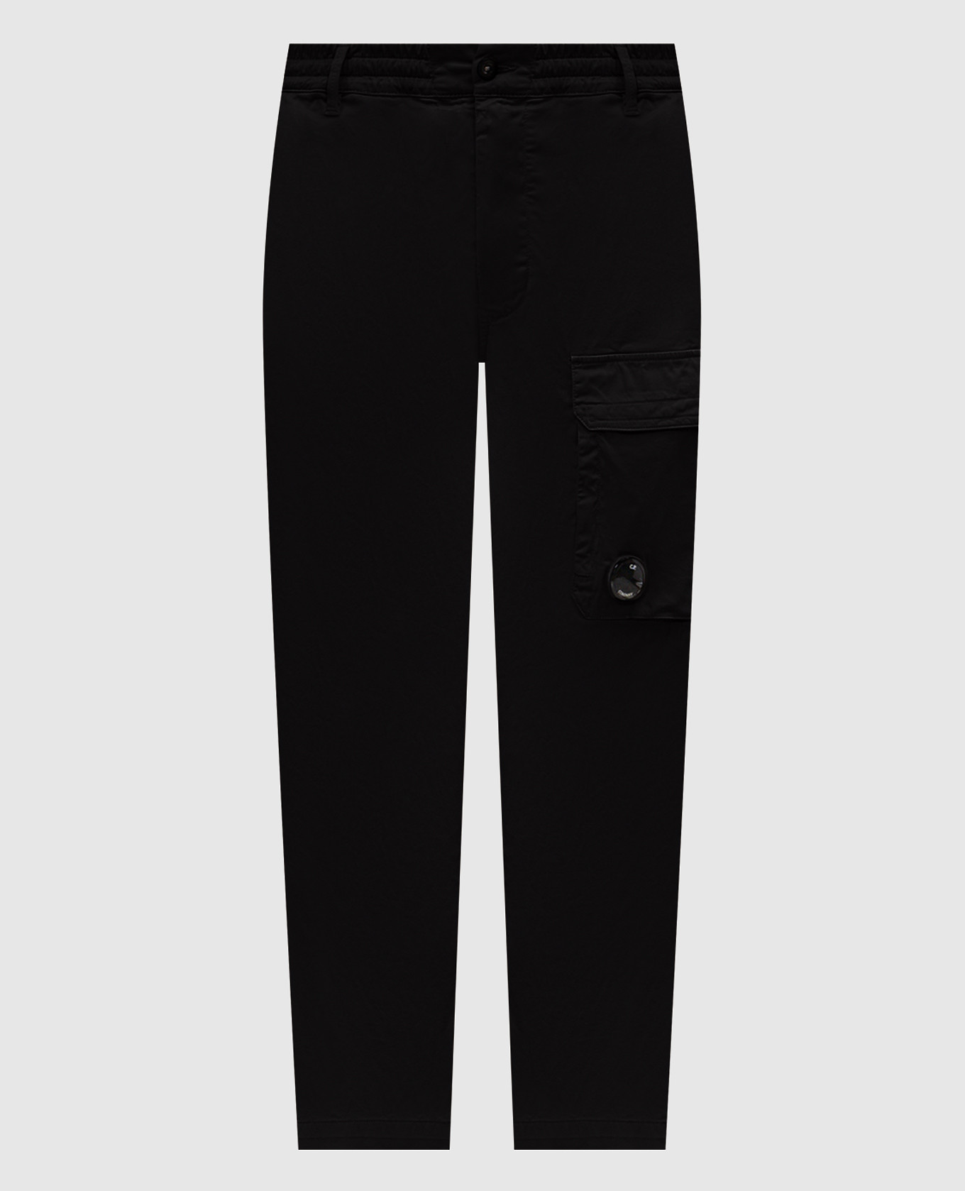 Black pants with patch