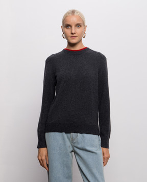 Loulou de Saison OTIS gray cashmere sweater OTIS