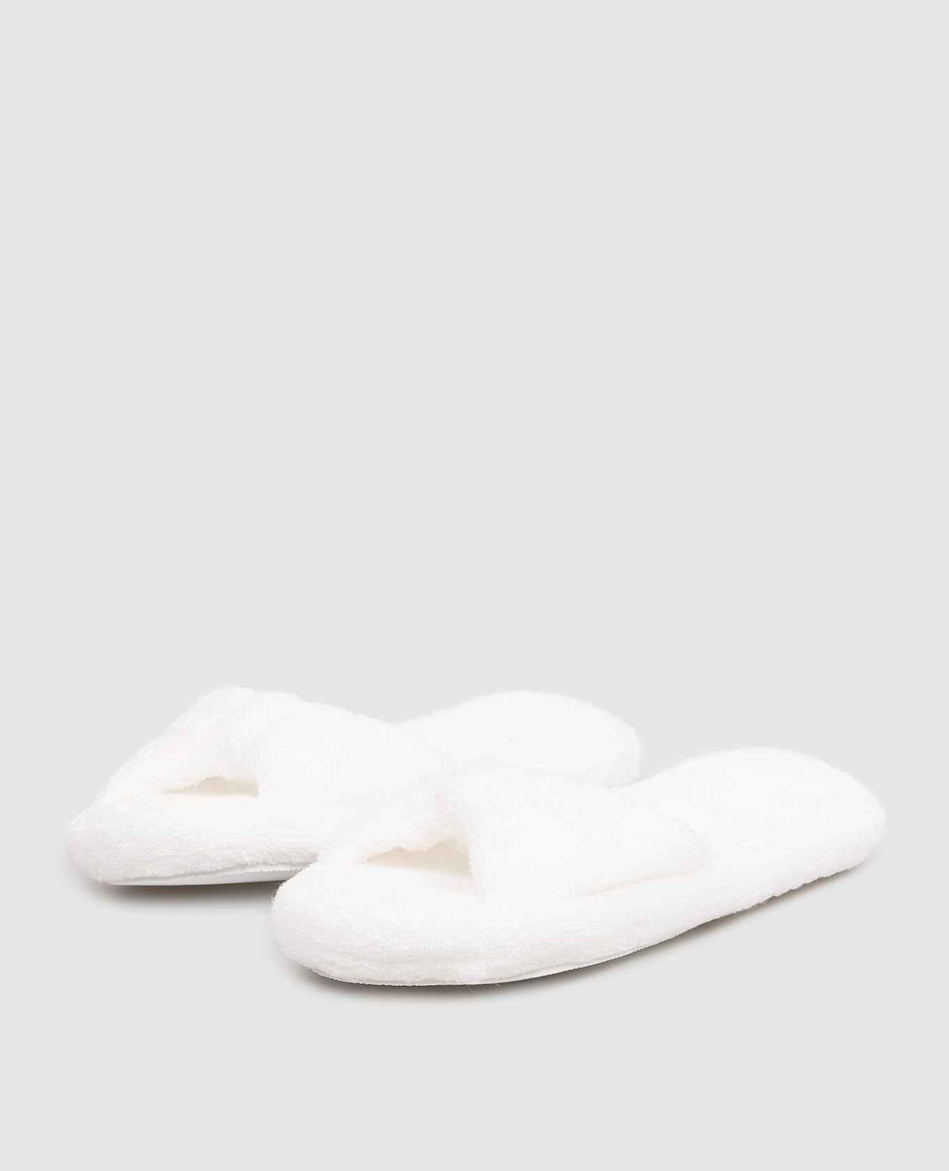 

White terry house slippers PERA Hamam